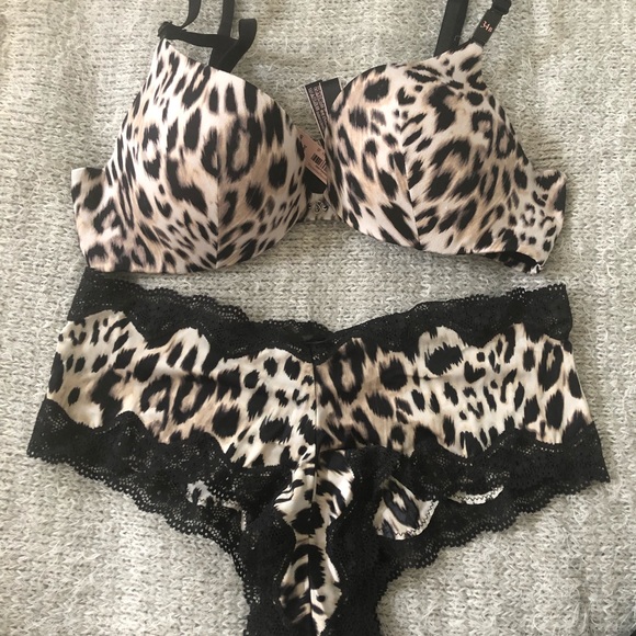 Victoria's Secret Other - Victoria’s Secret Bra and Panty set Animal print